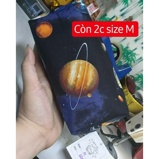 Hộp bút vải galaxy hành tinh