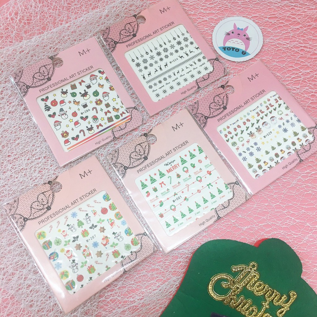 Nail sticker/ dán móng tay cute (ib chọn mẫu)