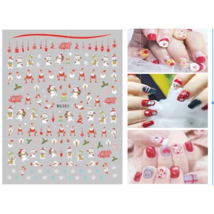 Sticker noen hình dán giáng sinh siêu đẹp