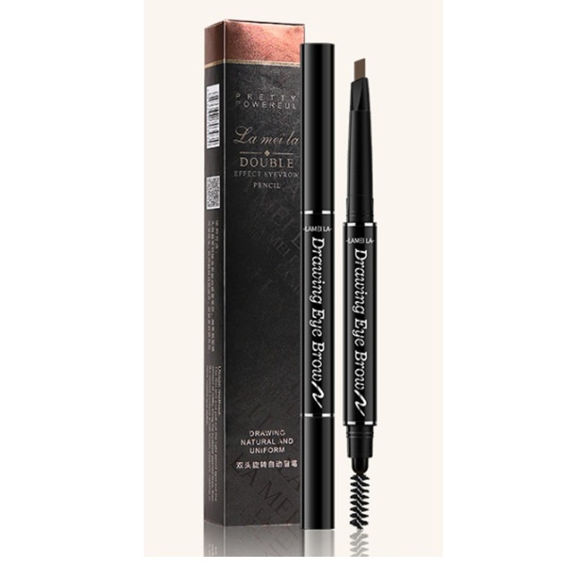 Bút kẻ mày 2 đầu Lameila Double Effect Eyebrow pencil 7 màu