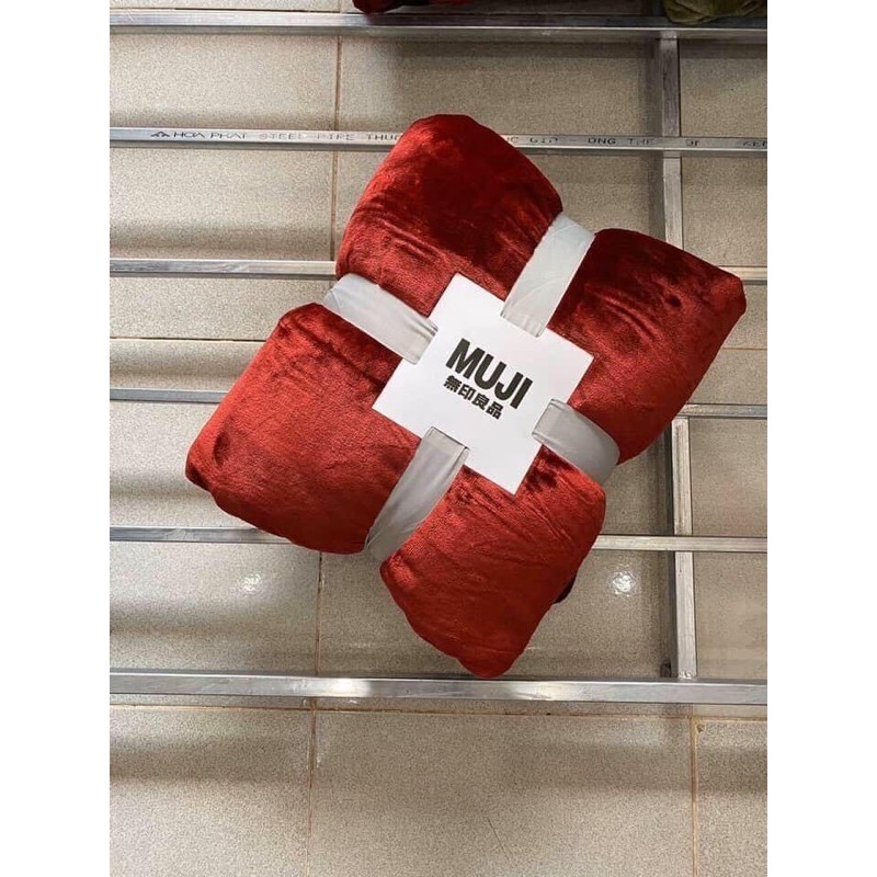 Chăn Muji, chăn nhung tuyết muji siêu mềm mịn, Chăn lông cao cấp 2mx2m3