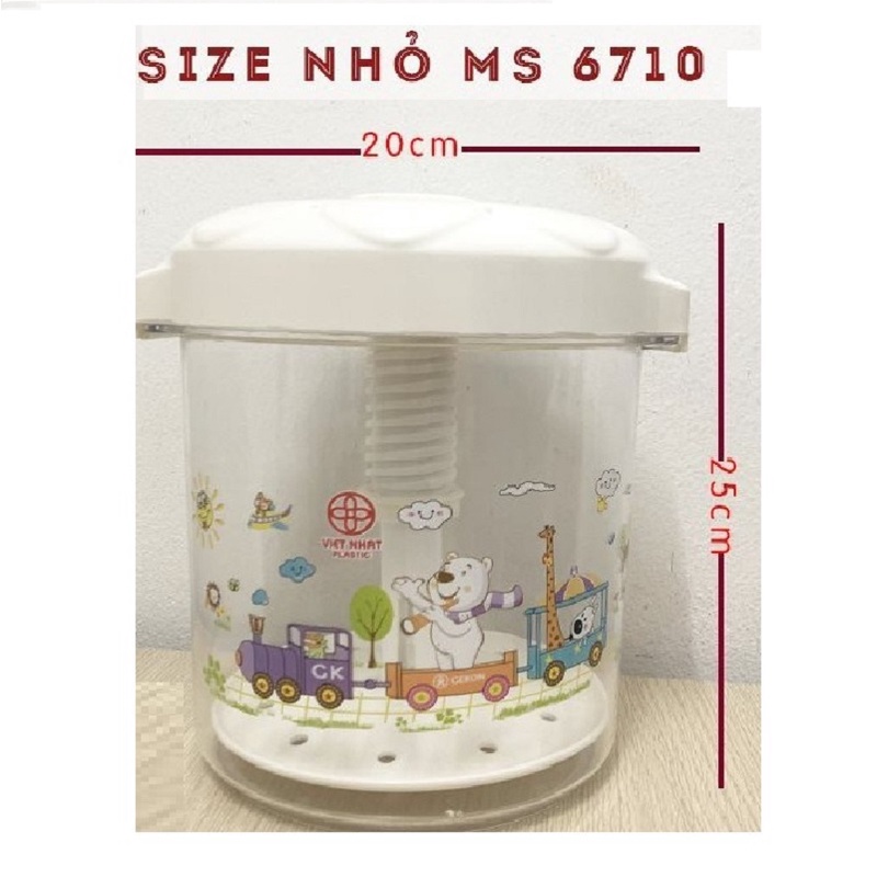 Hũ Muối Dưa Cà Nhựa Việt Nhật Chất Liệu An Toàn Sức Khỏe