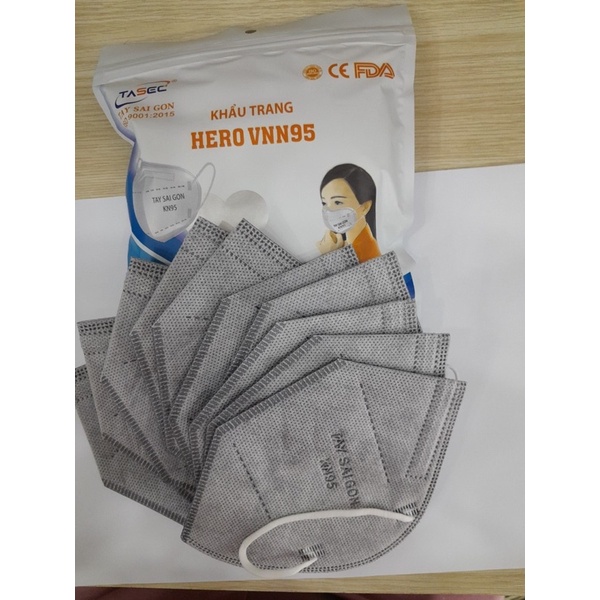 khẩu trang Tây Sài Gòn VN95 bịch 10 cái .