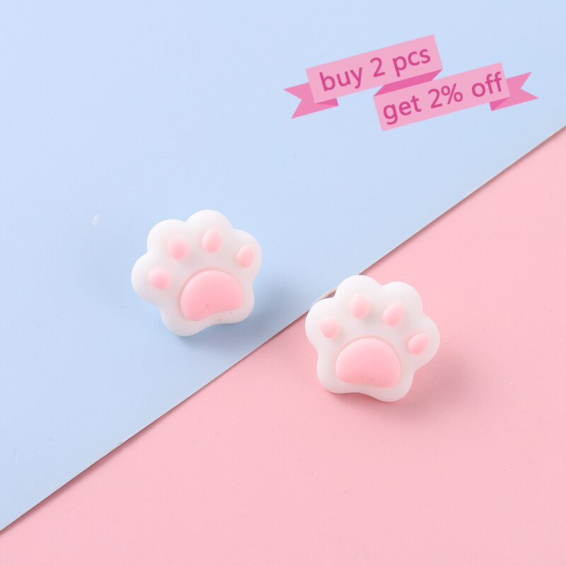 Huy hiệu cài áo trang trí hình dấu chân thú cưng đáng yêu