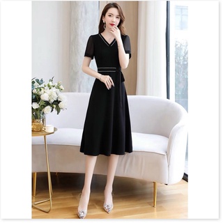 Đầm voan ý nữ siêu sang tôn dáng , dự tiệc cho các cô nương nyna