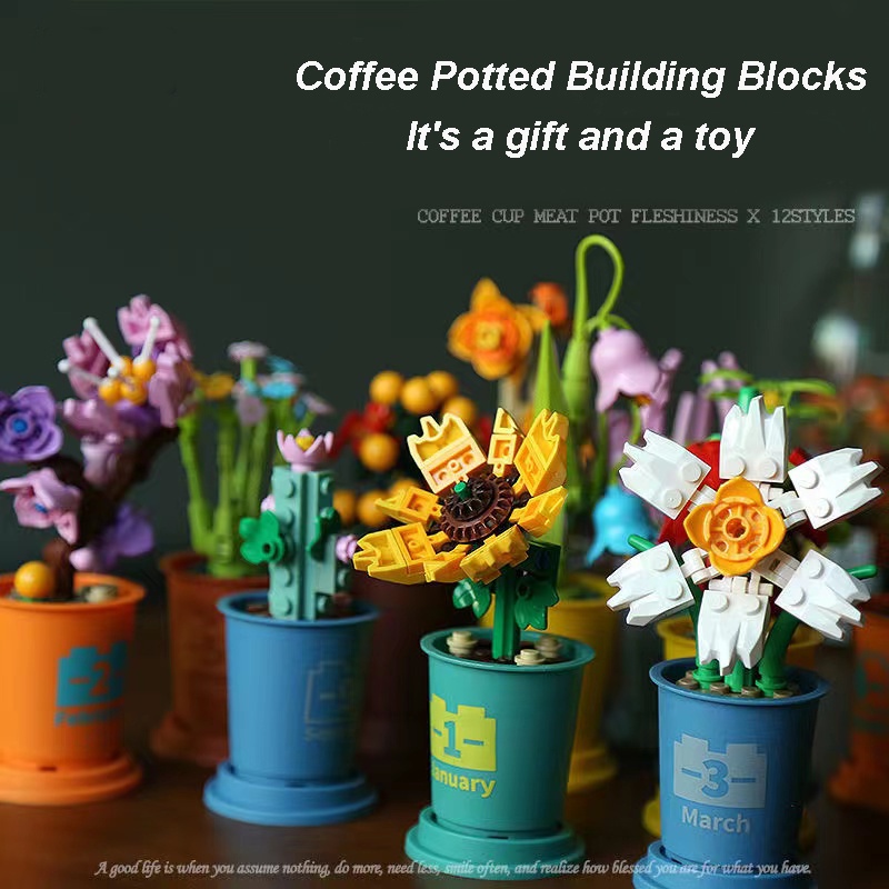 DECOOL Bộ Đồ Chơi Lắp Ráp Cốc Cà Phê 52031A Thông Minh Cho Bé