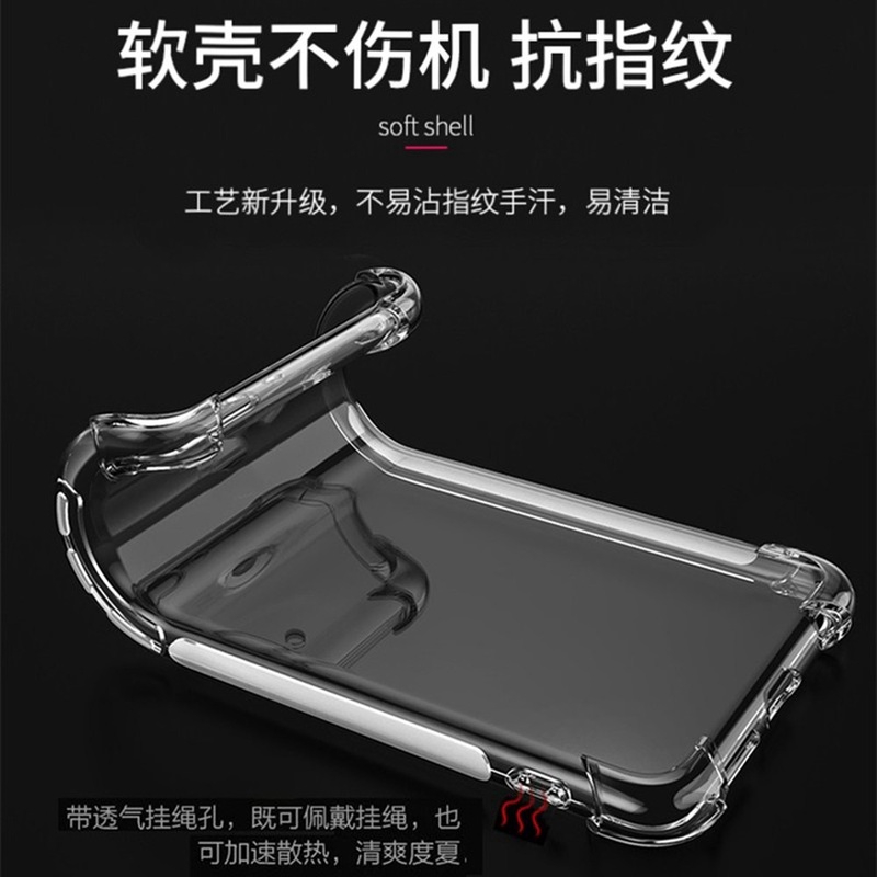 Ốp điện thoại trong suốt có túi khí cho Samsung S20 FE A91 A71 A51 A21S A9 A8 star
