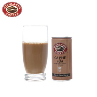 Thùng 24 lon cà phê sữa đá Highlands coffee 185ml/lon