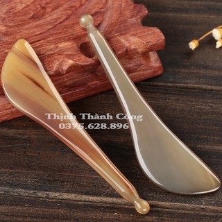 Dụng cụ Massage  Chày Mắt 3mm bằng sừng đánh bay vết nhăn đuôi mắt, quần thâm