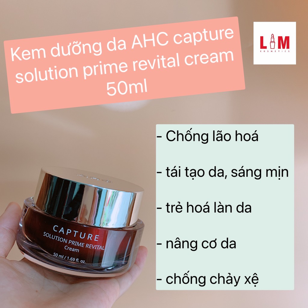 (Bản mới) Kem dưỡng da AHC Capture Solution Prime Revital Cream 50ml [Chính Hãng]