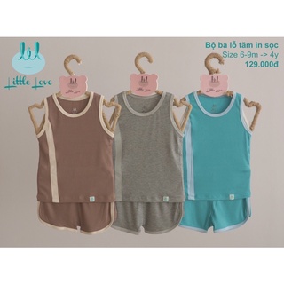 LIL - Bộ ba lỗ vải tăm sọc LBL150