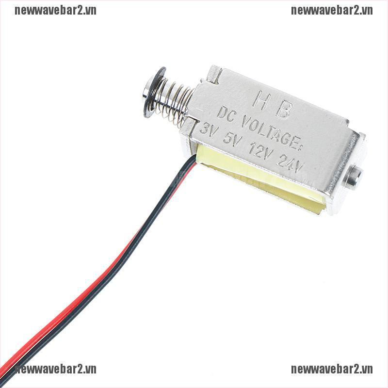 2 Cục Nam Châm Điện Từ Loại Đẩy 12v Dc 4mm