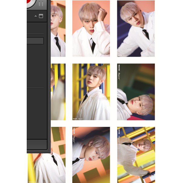 Lomo card 54 ảnh WANNA ONE Behind the scene Spring Breeze + Naver x Dispatch 2