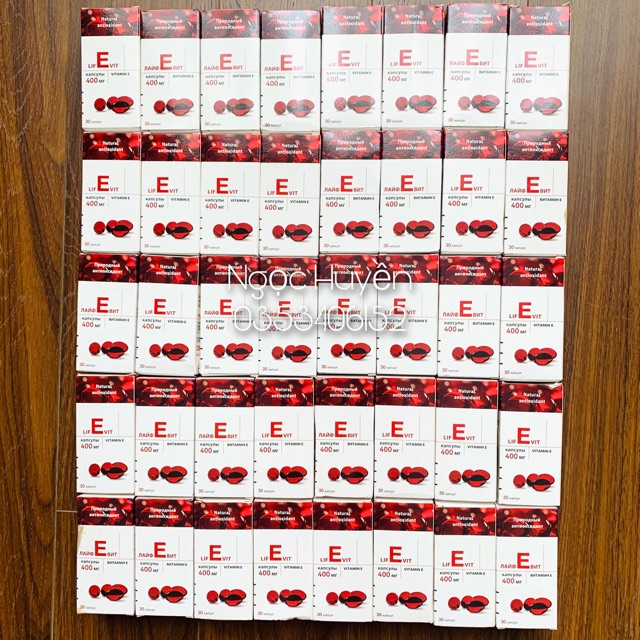 Vitamin E đỏ Nga 400mr