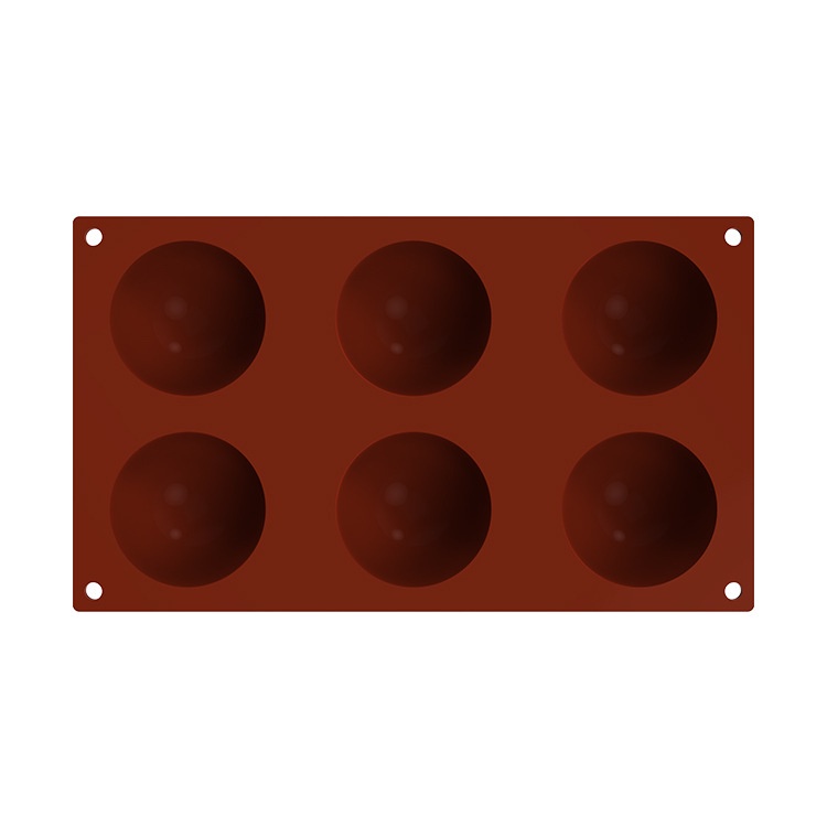 Khuôn silicone làm bánh hình nửa cầu đáng yêu