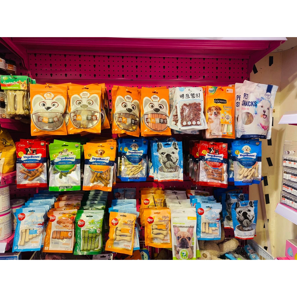 Xương Vegebones bóng chày 10 thanh date xa dành cho thú cưng