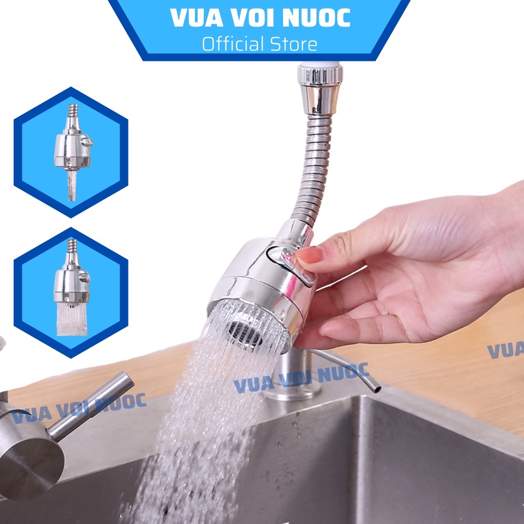 Vòi rửa bát,vòi rửa chén 360 độ kết nối dễ dàng VVN642