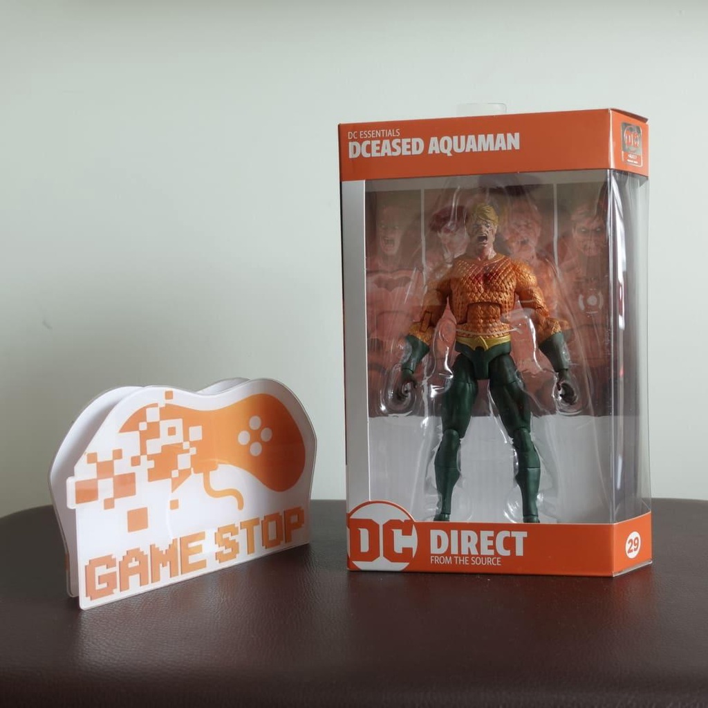 Mô hình DC Multiverse Dceased Aquaman 18cm DC Essentials 29 McFarlane Mô hình có khớp Nhựa PVC, ABS CHÍNH HÃNG MỸ DCMF19