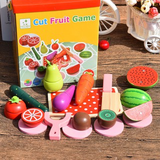 [Mã SHOPTUBI10 giảm 10k đơn 150k]]Bộ đồ chơi cắt hoa quả chất liệu- Đồ chơi nấu ăn