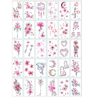 Combo 30 Tấm Hình Xăm Dán Hình Xăm Hoạt Hình Hình Xăm Mini Sticker mini Sticker Trang trí đẹp siêu cute Dễ Thương Giá rẻ