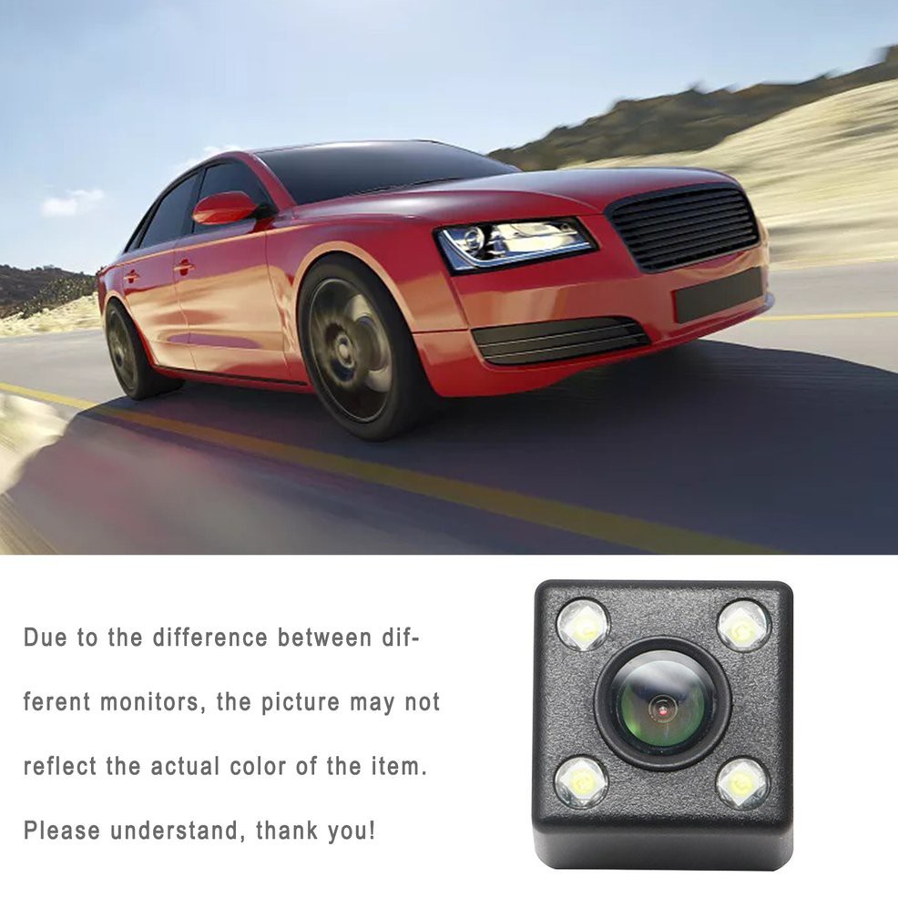 Camera Lùi Xe Hơi 4 Bóng Led Tầm Nhìn Ban Đêm Góc Rộng 170 Độ | BigBuy360 - bigbuy360.vn