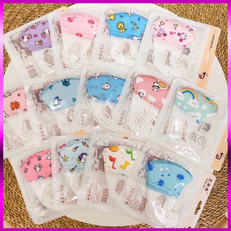 Set 5 Khẩu Trang Kháng Khuẩn Nhật Bản Cho Bé