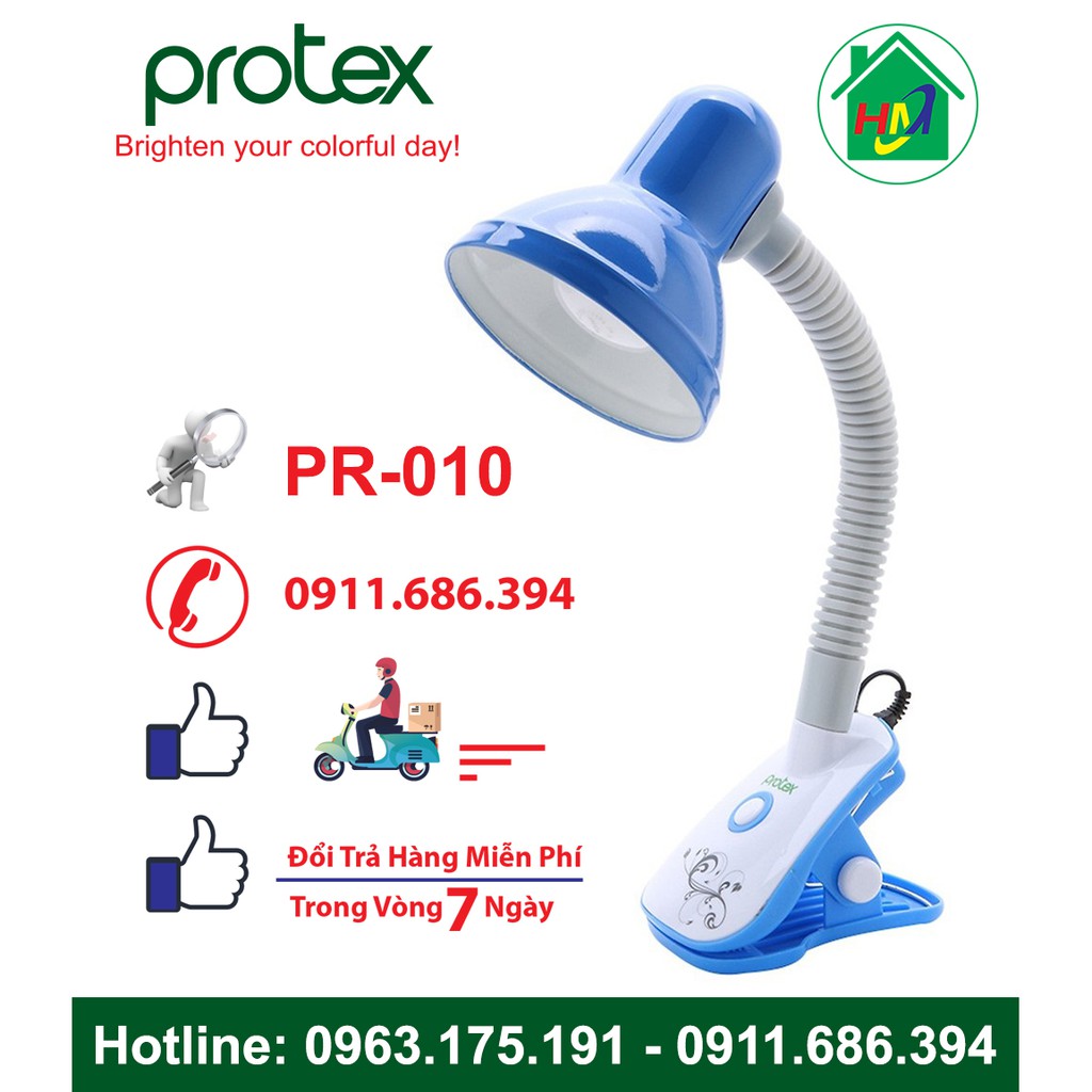 Đèn Học Chân Kẹp Bàn Protex PR-010