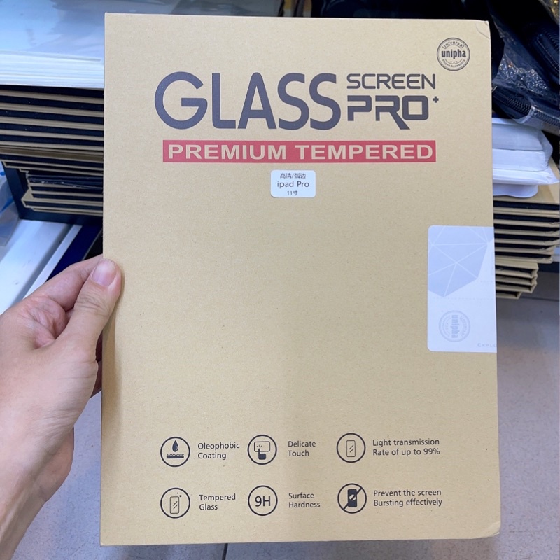 Miếng dán cường lực iPad Pro Gen10 11/10.5/10.2 12.9 2021 (M1) Glass