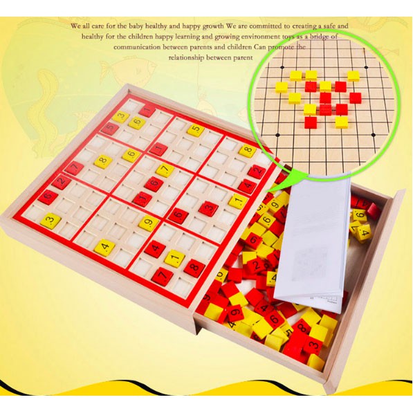 Bộ trò chơi Sudoku và cờ Caro 2 in 1 - Trò chơi thông minh trí tuệ