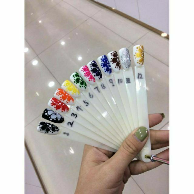 Set gel vẽ 12 màu siêu đẹp Nail manh219