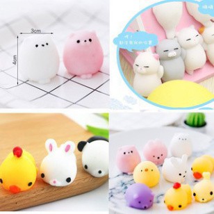 Mochi, Squishy thú dẻo dễ thương, combo 100 con, hàng nhập y hình 100% -fl7xw6 shop dochoigiare188