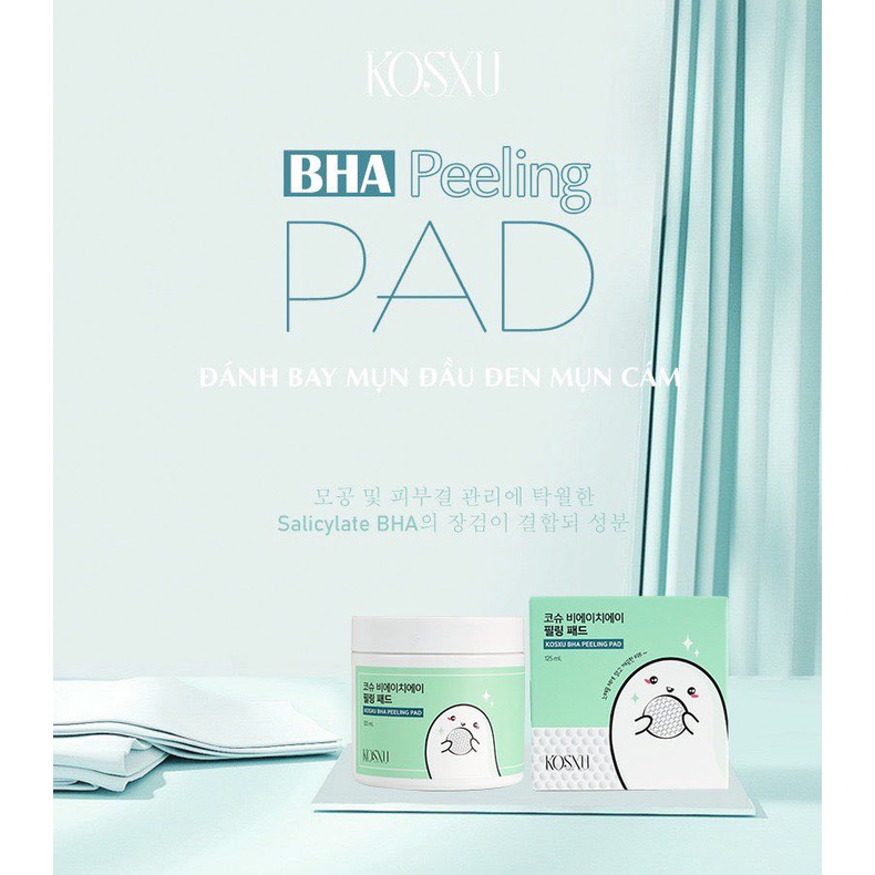 PAD BÔNG LAU MỤN KOSXU sạch sâu Freeship