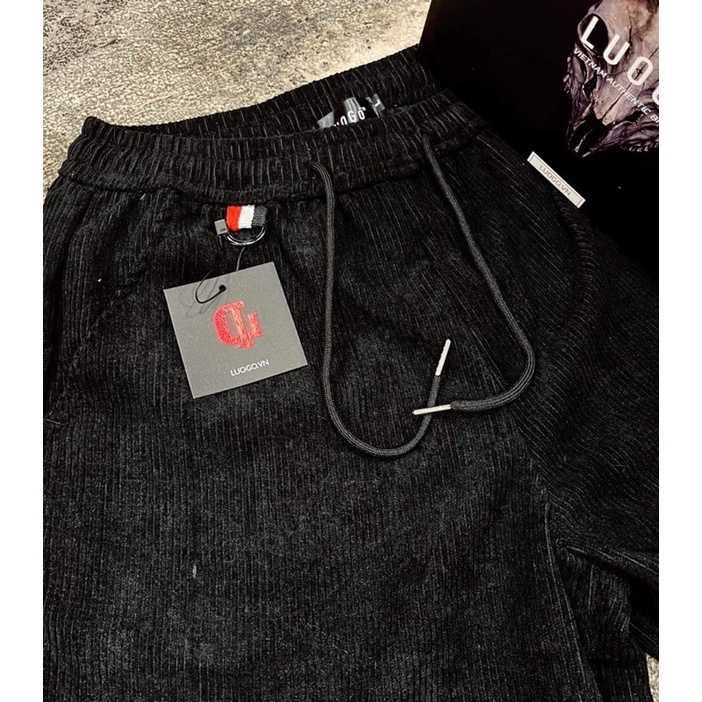 Corduroy Short LUOGÒ - Quần short nhung tăm, quần đùi nam form Unisex, quần đùi thể thao năng động | BigBuy360 - bigbuy360.vn