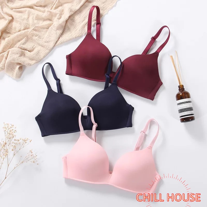 Áo Lót Su Trơn Không Gọng Mút Mỏng xuất Nhật(ảnh thật) A003 - CHILLHOUSE