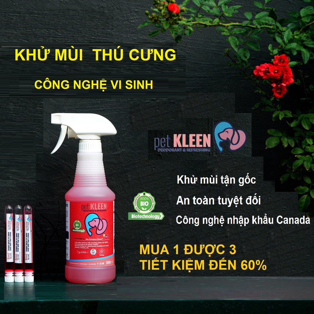 Xịt Khử Mùi Cho Chó Mèo, Khử Mùi Hôi Cát Mèo, Nước Tiểu, Xịt Thơm Chuồng, Sạch Sâu, An toàn