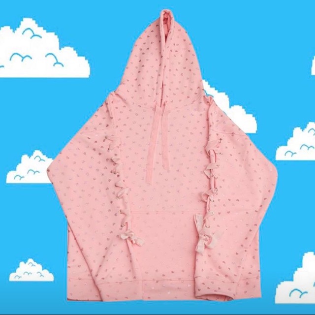 💘 PASS HOODIE NIRVANA x MIGNONNE.INC HỒNG NHŨ TÍM ĐAN NƠ RUY BĂNG LOCAL BRAND