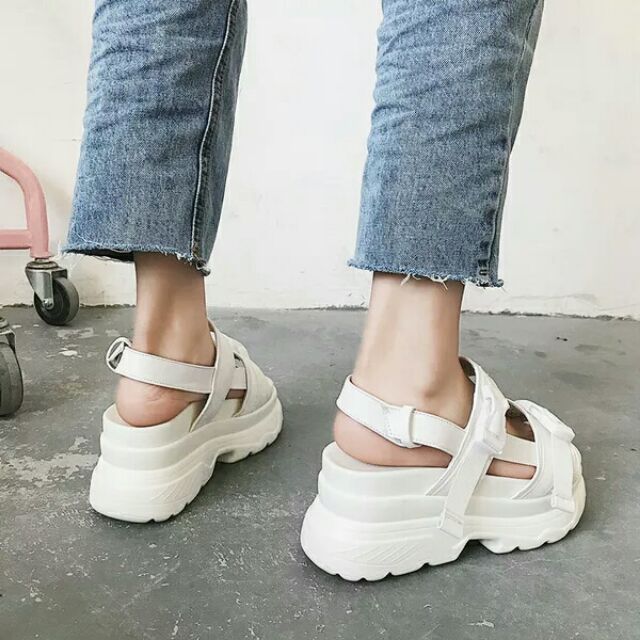 [ CÓ SẴN ] Sandal độn đế ulzzang siêu hotrend kèm ảnh thật