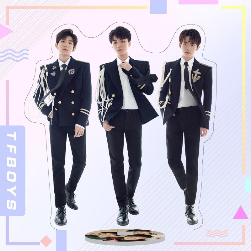 Mô hình nhân vật standee TFBOYS mica in hình thần tượng trang trí trưng bày xinh xắn tiện lợi