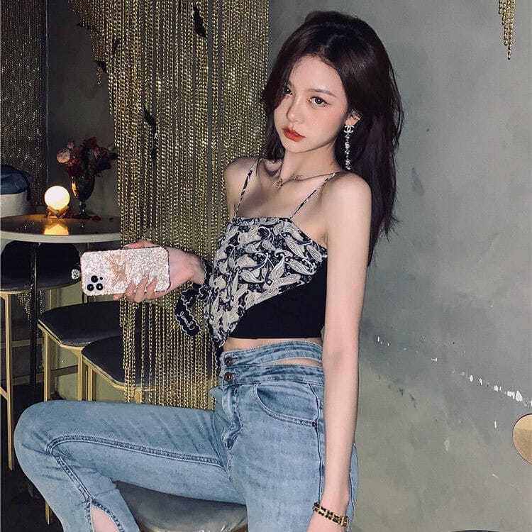 Áo dây thời trang mùa hè Hàn Quốc quyến rũ dành cho nữ