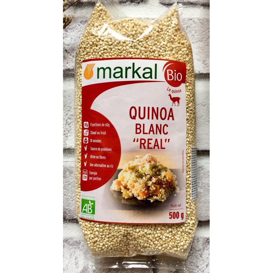 Diêm Mạch/ Quinoa Trắng Hữu Cơ Markal 500g