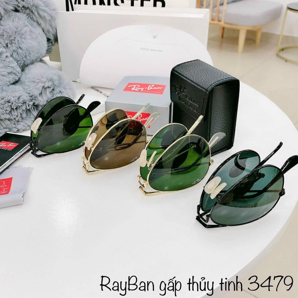 FULL BOX LOẠI 1_MẮT KÍNH RAYBAN GẬP NAM NỮ CAO CẤP CHỐNG TIA UV-DÁNG GẬP