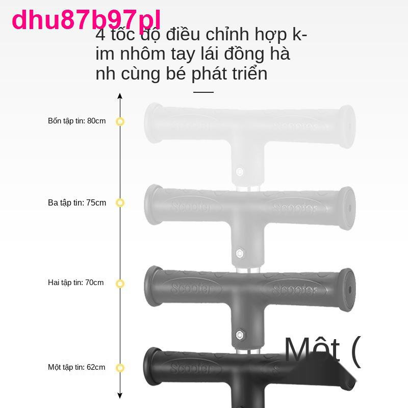 Xe trượt Scooter trẻ em 1-2-3 tuổi và trên 8 có thể ngồi cưỡi một chân trơn