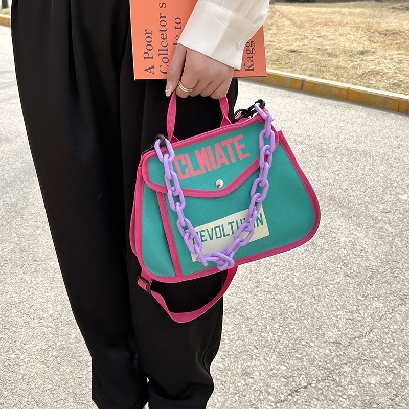 IELGY Túi Đeo Vai Bằng Vải canvas Sức Chứa Lớn Phong Cách Nhật Bản