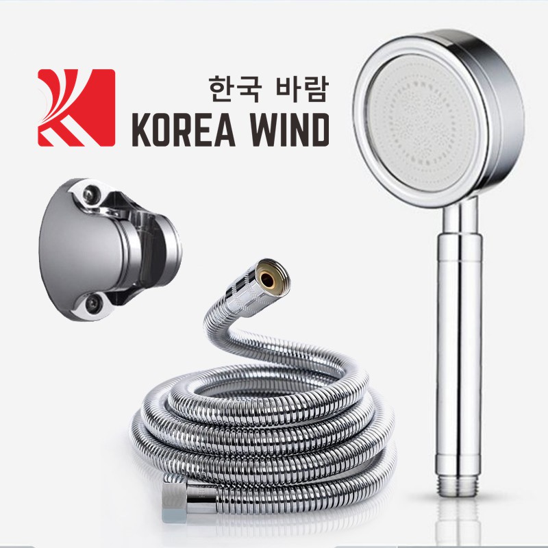 Bộ vòi sen siêu tăng áp 400% -koreawind