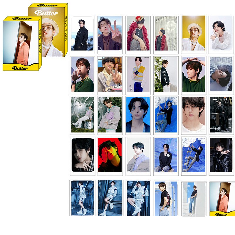 30Pcs/Set BTS Bangtan Boys New Album Lomo Cards Butter Card KPOP Photocard Collectibles A.R.M.Y Gift