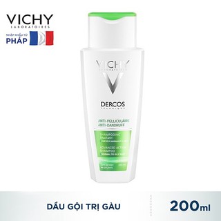 Dầu Gội Giúp Giảm Gàu Dành Cho Da Đầu Dầu & Ngứa Vichy Dercos Anti Dandruff Advanced Action Shampoo 200ml
