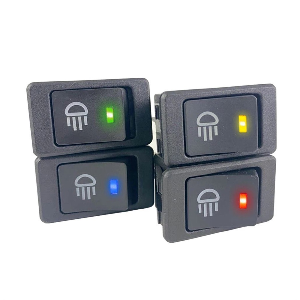 Công Tắc Bật/Tắt Đèn Sương Mù 2 Vị Trí 12V 35A 4 Chấu Cho Xe Hơi