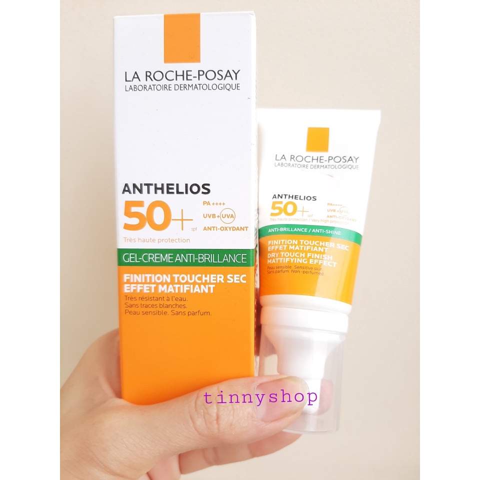 [TEM NK-BẢN CŨ] Kem Chống Nắng Kiềm Dầu Cho Da Dầu Nhạy Cảm LaRo-che-Posay Anthelios XL Tinted Dry Touch Gel -Cream 50ml