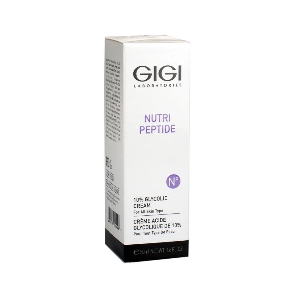 GIGI Nutri Peptide Glycolic Cream 10% Kem Dưỡng Tẩy Da Chết Làm Sáng Da, Chống Lão Hóa 50ml