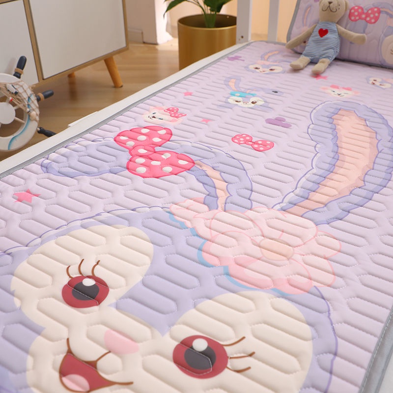 Ga Trải Giường Cũi Em Bé. Bộ Thảm Lót Giường Bằng Cao Su Tự Nhiên Mát Mẻ Mùa Hè Cho Trẻ Em